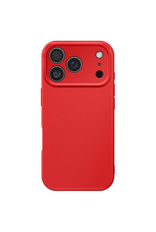 Cover in Silicone Soft Touch per iPhone 17 Pro - Rossa