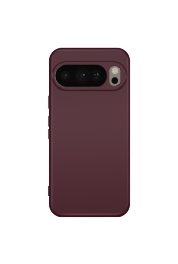 Cover Pixelsnap in Silicone Soft Touch Opaca p. Google Pixel 10 e Pixel 10 Pro Bordeaux