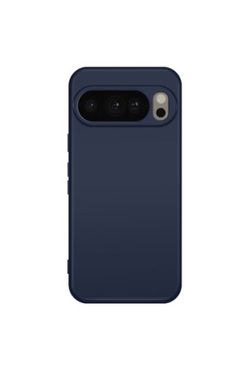 Cover Pixelsnap in Silicone Soft Touch Opaca p. Google Pixel 10 e Pixel 10 Pro Blu Notte