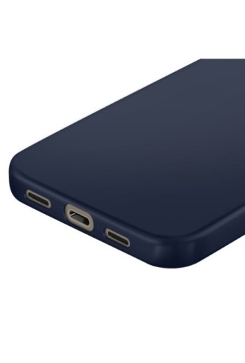 Cover Pixelsnap in Silicone Soft Touch Opaca p. Google Pixel 10 e Pixel 10 Pro Blu Notte