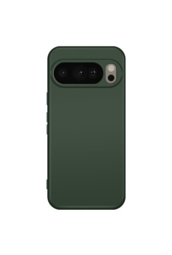 Cover Pixelsnap in Silicone Soft Touch Opaca p. Google Pixel 10 e Pixel 10 Pro Verde scuro
