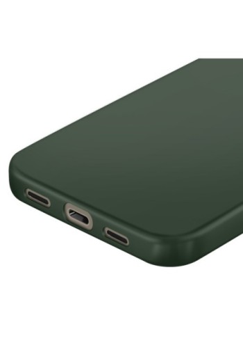 Cover Pixelsnap in Silicone Soft Touch Opaca p. Google Pixel 10 e Pixel 10 Pro Verde scuro