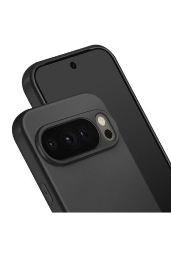 Cover Pixelsnap in Silicone Soft Touch Opaca p. Google Pixel 10 e Pixel 10 Pro Nera