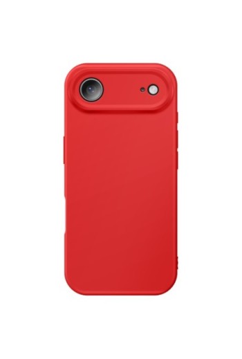 Cover in silicone Soft Touch per iPhone Air - Rossa