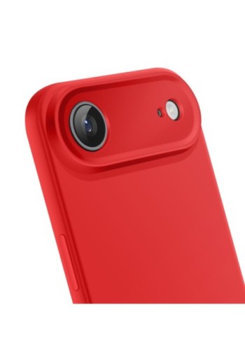 Cover in silicone Soft Touch per iPhone Air - Rossa