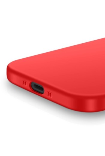 Cover in silicone Soft Touch per iPhone Air - Rossa