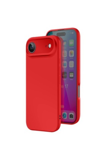 Cover in silicone Soft Touch per iPhone Air - Rossa