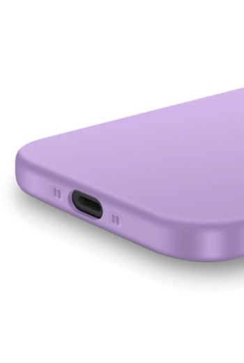 Cover in silicone Soft Touch per iPhone Air - Viola lilla