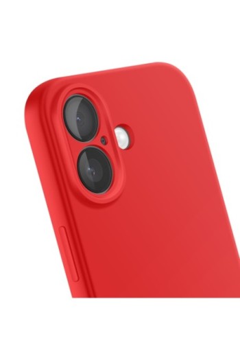 Cover in silicone Soft Touch per iPhone 17 - Rosso