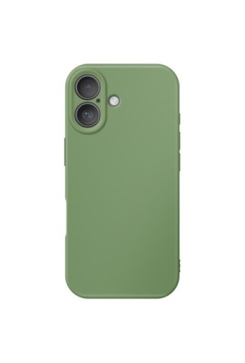 Cover in silicone Soft Touch per iPhone 17 - Verde Pastello