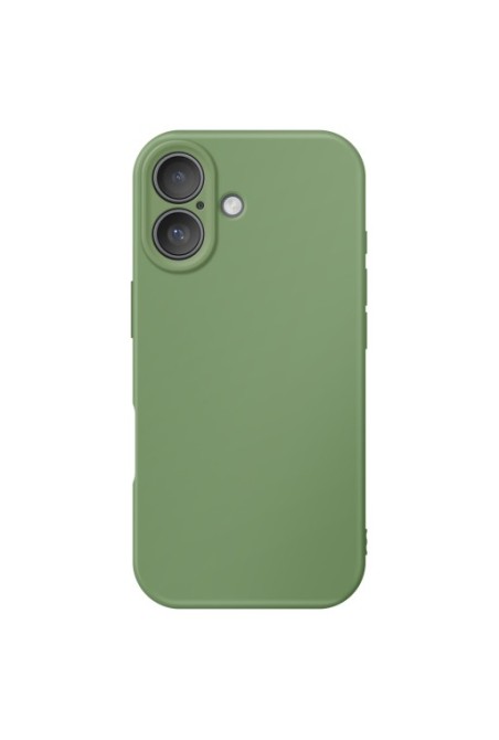 Cover in silicone Soft Touch per iPhone 17 - Verde Pastello