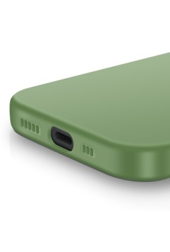 Cover in silicone Soft Touch per iPhone 17 - Verde Pastello