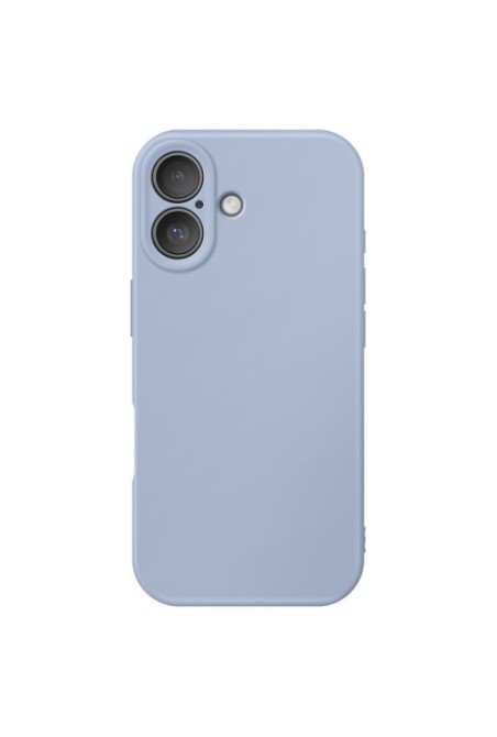 Cover in silicone Soft Touch per iPhone 17 - Blu Lavanda