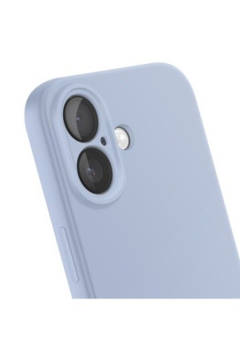 Cover in silicone Soft Touch per iPhone 17 - Blu Lavanda