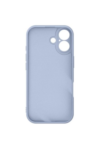 Cover in silicone Soft Touch per iPhone 17 - Blu Lavanda