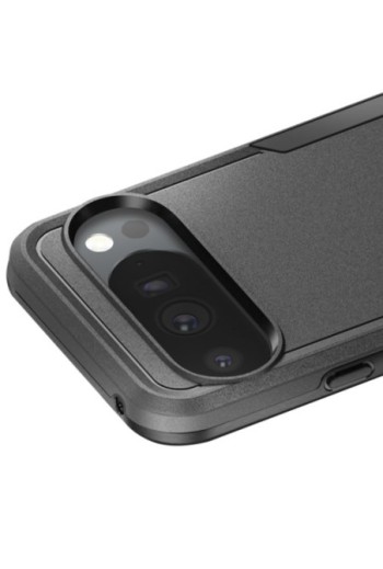 Cover Anti-shock per Google Pixel 10 e Pixel 10 Pro - Protezione Certificata Norma Militare Nera