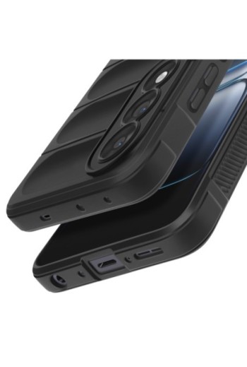 Custodia protettiva nera antiurto per OnePlus Nord 5