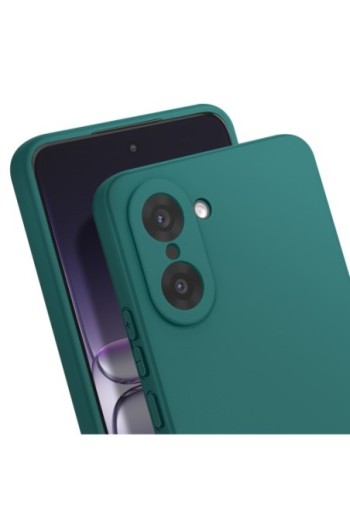 Custodia Soft Touch OnePlus Nord CE5 - verde pavone