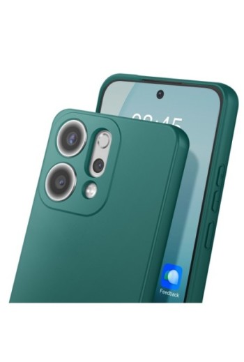 Custodia Soft Touch Oppo Reno 14 - verde pavone