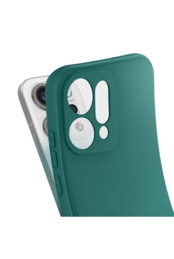 Custodia Soft Touch Oppo Reno 14 - verde pavone