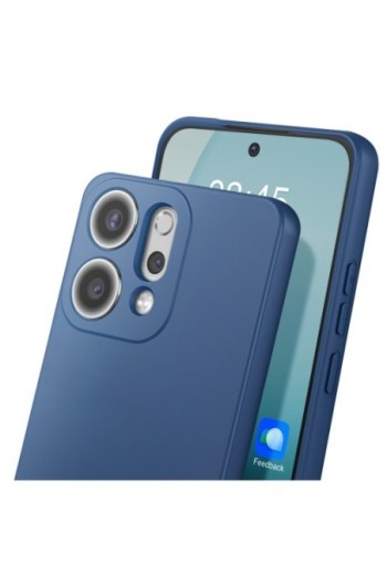 Custodia Soft Touch Oppo Reno 14 - blu reale