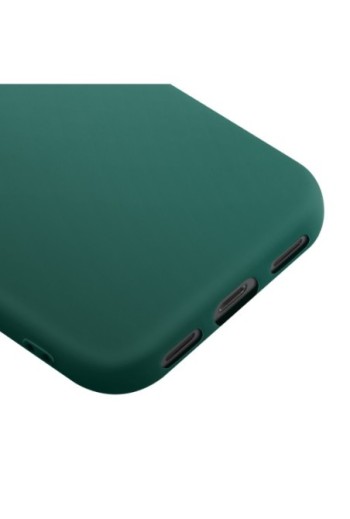 Custodia Soft Touch Google Pixel 10 Pro XL in silicone morbido - verde scuro