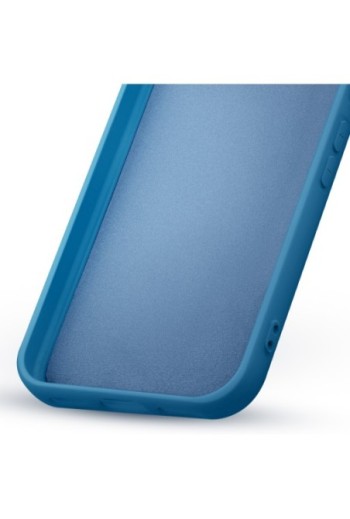 Custodia Soft Touch Google Pixel 10 Pro XL in silicone morbido - blu reale