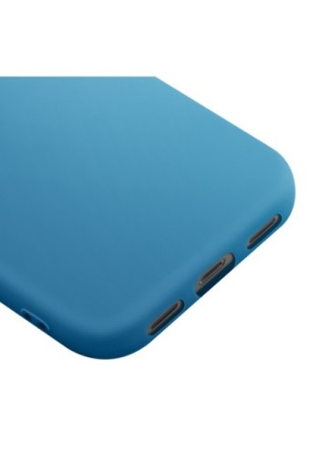 Custodia Soft Touch Google Pixel 10 Pro XL in silicone morbido - blu reale