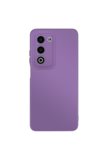 Custodia Oppo A5 in silicone morbido con protezione fotocamera Viola