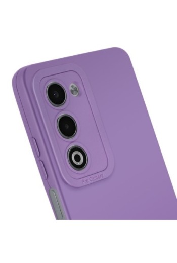 Custodia Oppo A5 in silicone morbido con protezione fotocamera Viola