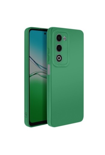 Custodia Oppo A5 in silicone morbido con protezione fotocamera Verde