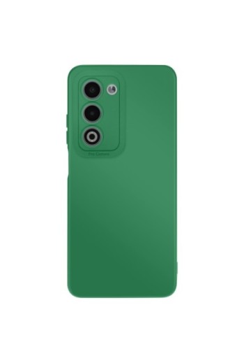 Custodia Oppo A5 in silicone morbido con protezione fotocamera Verde