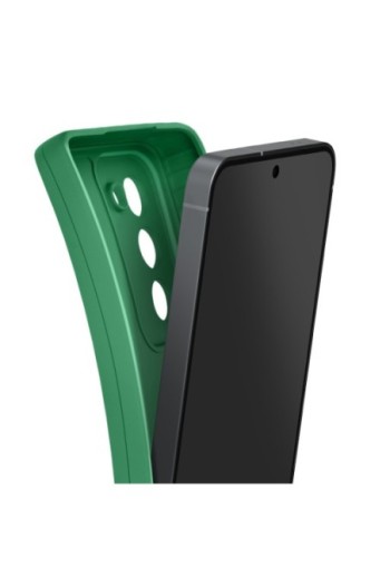Custodia Oppo A5 in silicone morbido con protezione fotocamera Verde