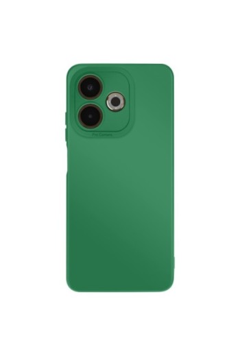 Custodia Oppo A5 Pro in silicone morbido con protezione fotocamera Verde