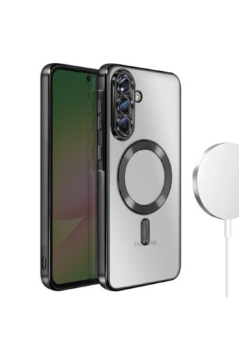 Custodia MagSafe Samsung Galaxy A56 Cromata Nera