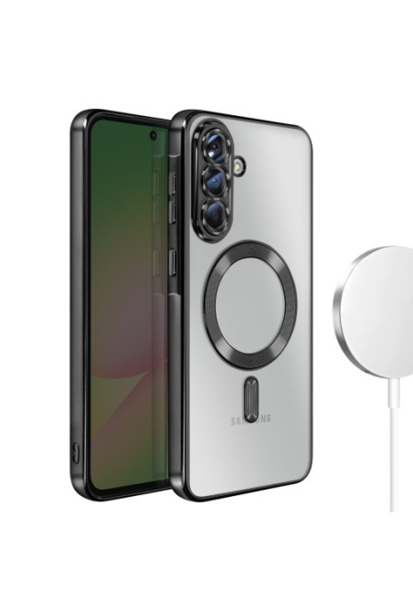 Custodia MagSafe Samsung Galaxy A56 Cromata Nera