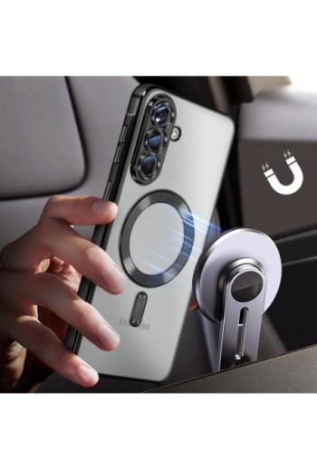 Custodia MagSafe Samsung Galaxy A56 Cromata Nera