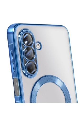 Cover Cromata MagSafe Blu per Samsung Galaxy A26