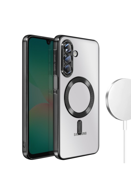 Cover Cromata MagSafe Nero per Samsung Galaxy A26
