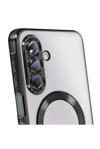Cover Cromata MagSafe Nero per Samsung Galaxy A26