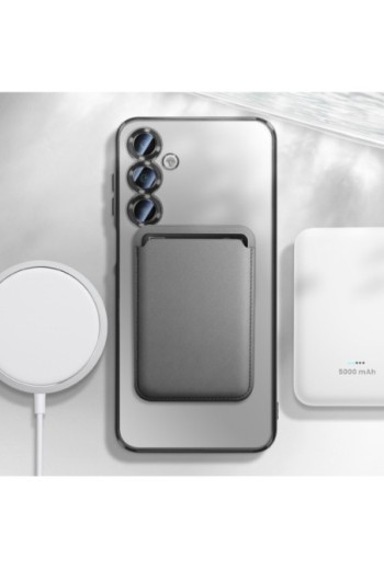 Cover Magsafe Cromata Nera per Samsung Galaxy A16