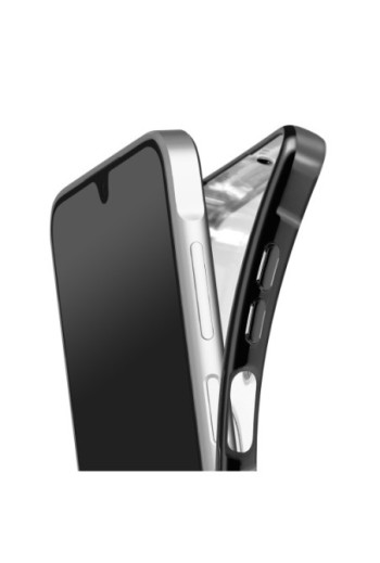 Cover Magsafe Cromata Nera per Samsung Galaxy A16