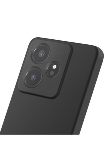 Cover Soft Touch in silicone nero per Realme GT 7 e Realme GT 7T