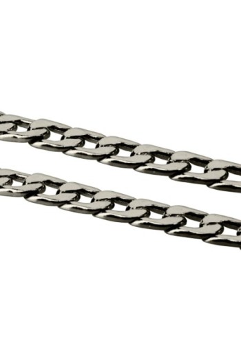 Gioiello Telefono 120 cm Catena Maglia Forzatina - Nera