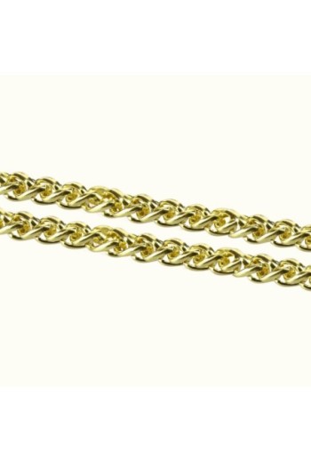 Gioiello Telefono 120 cm Catena Maglia Bizantina - Giallo Dorato