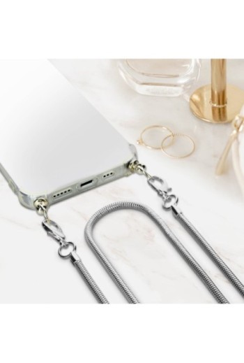 Gioiello da Smartphone 110 cm Catena Maglia a Serpente - Argentata