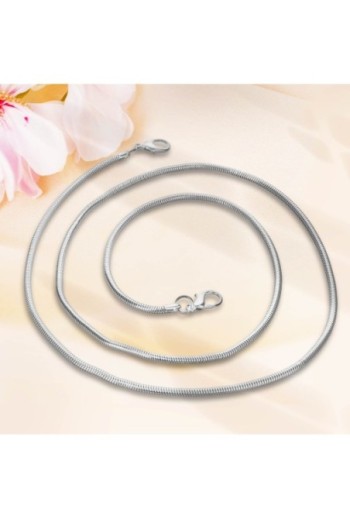 Gioiello da Smartphone 110 cm Catena Maglia a Serpente - Argentata