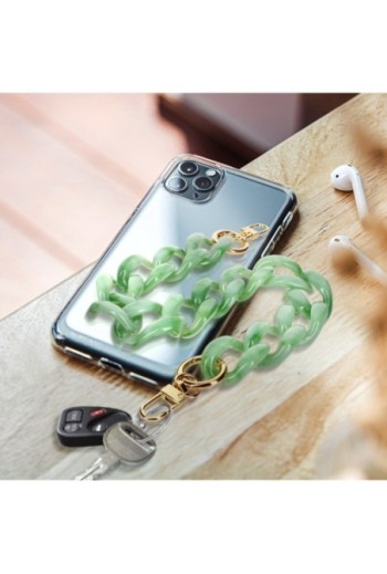 Gioiello da Telefono 45 cm Maglia Chunky - Verde Giada