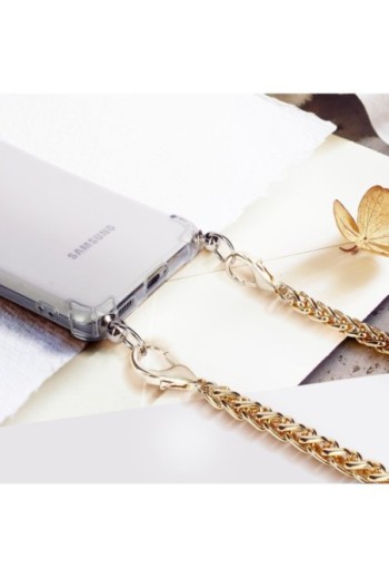 Gioiello da Smartphone 40 cm Catena Maglia Bizantina Dorata