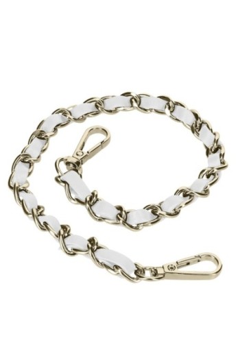 Gioiello da Smartphone Catena Intrecciata 40 cm Argentata - Bianca